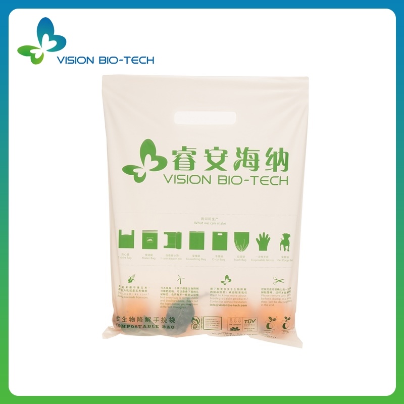 PLA Bio Degradable Eco-Friendly Packaging Bag/Plastic Bags/Biodegradable Plastic Bags