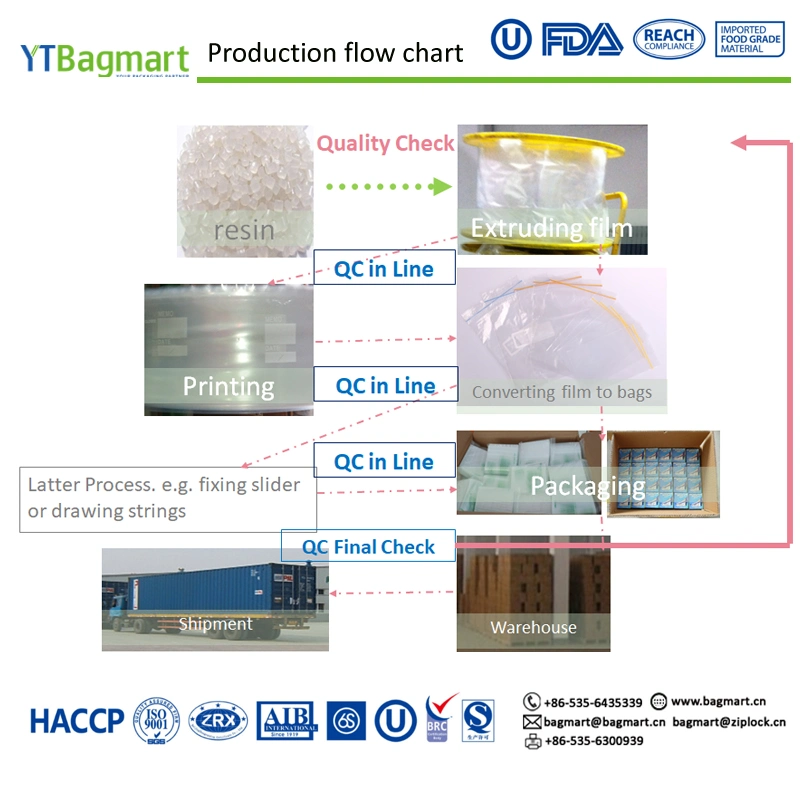 Customized Reclosable Bag, Plastic Bag, Veggies/Nut/Rice/Frozen/Tea/Accessory/Pharma/Cosmetic Zipper Bag