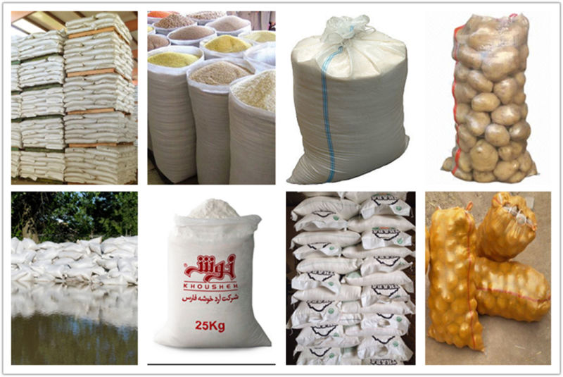 China Manufacturers Supplier Wholesale Empty White Plastic Raffia 25kg Polypropylene Bag