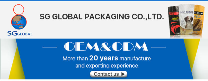 China Manufacturers 25kg 50kg 100kg PP Woven Plastic Packaging Bags for Rice