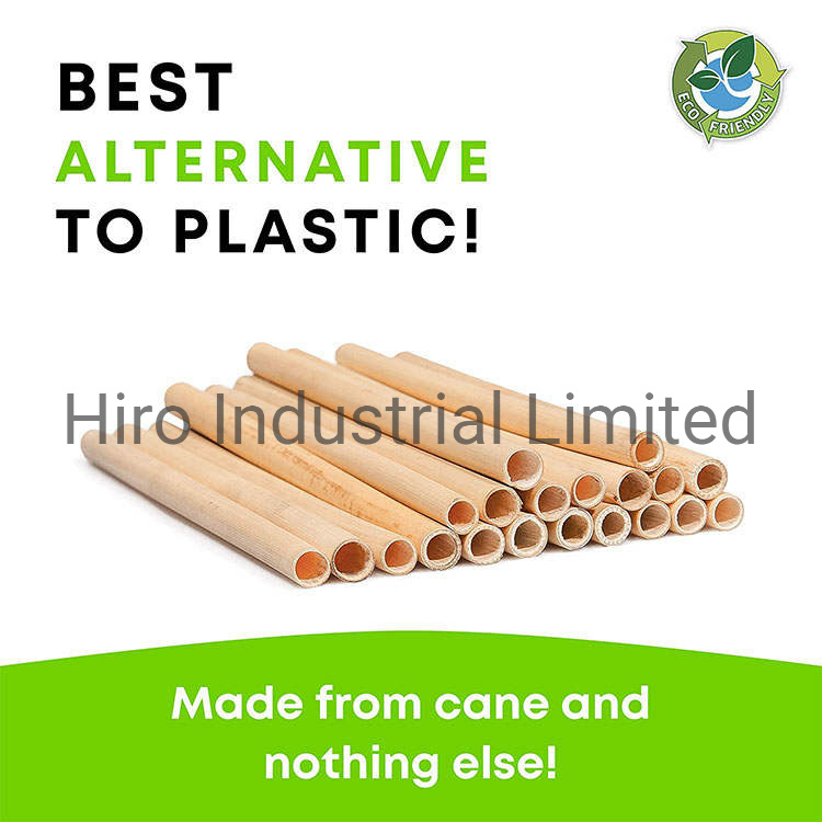 100% Nature Eco-Friendly Biodegradable Disposable Cocktail Drinking Straws Wheat Straws