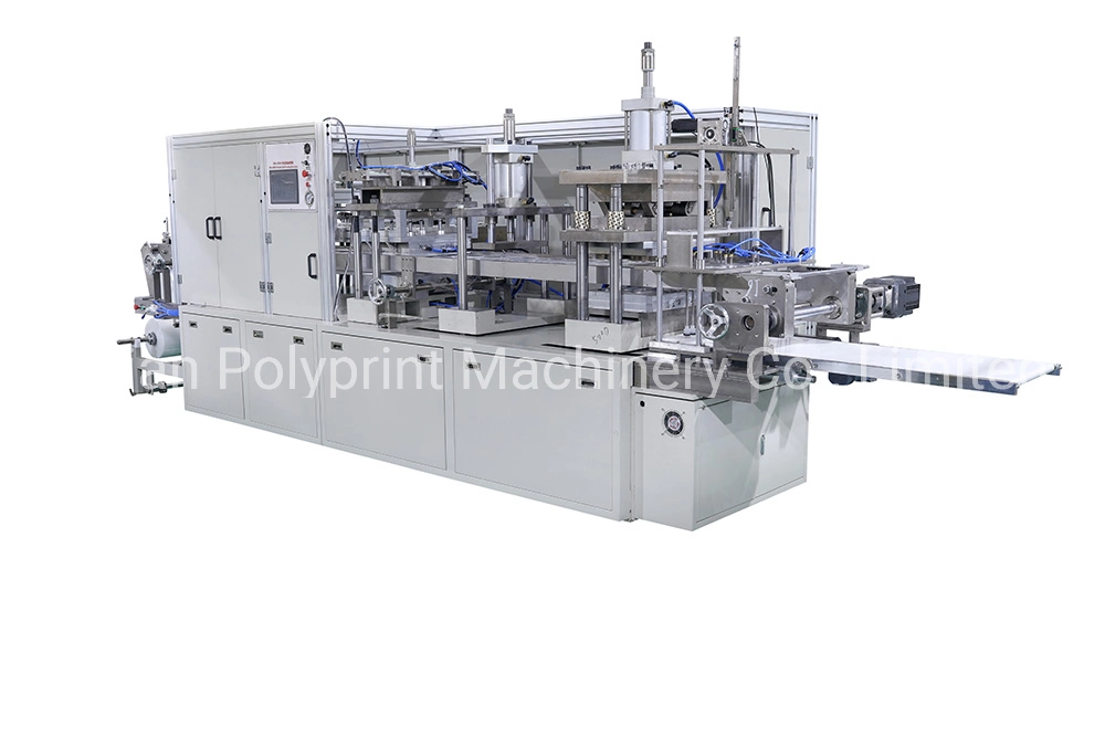 Automatic Plastic Fruits Vegetables Food Containers Clamshell Box Thermoforming Machine