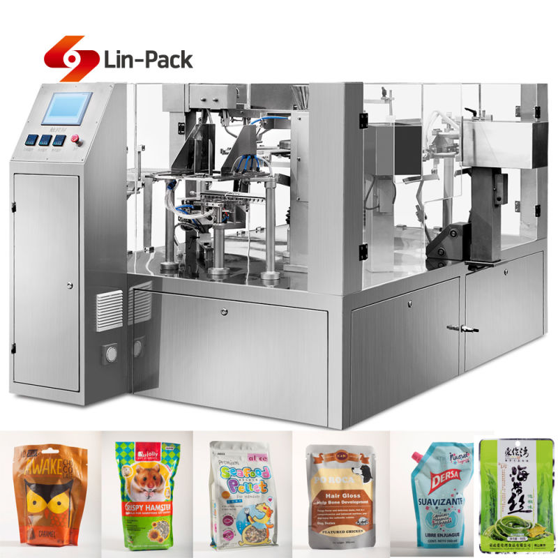 Automatic Doypack Rotary Food and Beverage Pouch Packing Machine