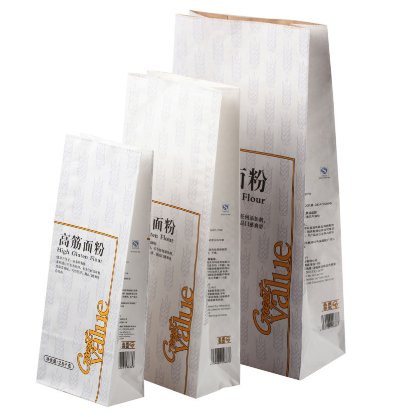 Double Layer 2kg Rice, Sugar, Salt, Flour Paper Bag