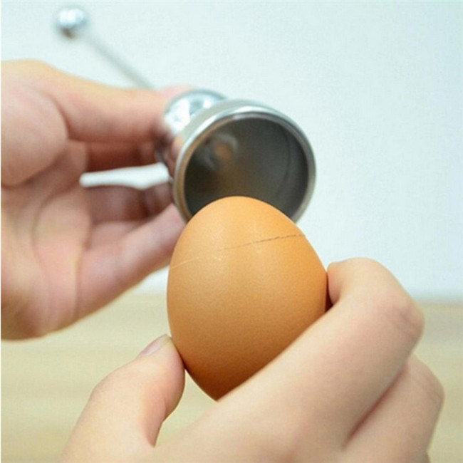 Stainless Steel Egg Opener Glutinous Rice Egg Beater French Egg Opener Whisk