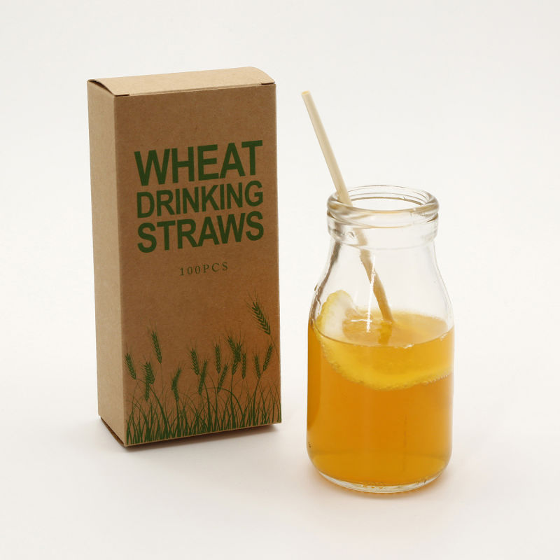 Environment Friendly Biodegradable Disposable Tableware Drinking Straws in Cutlery