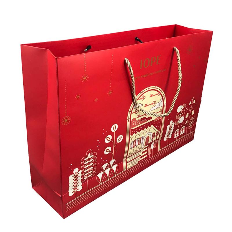 High Quality Customized Paper Bag Design Gift Food Shopping Paper Bag