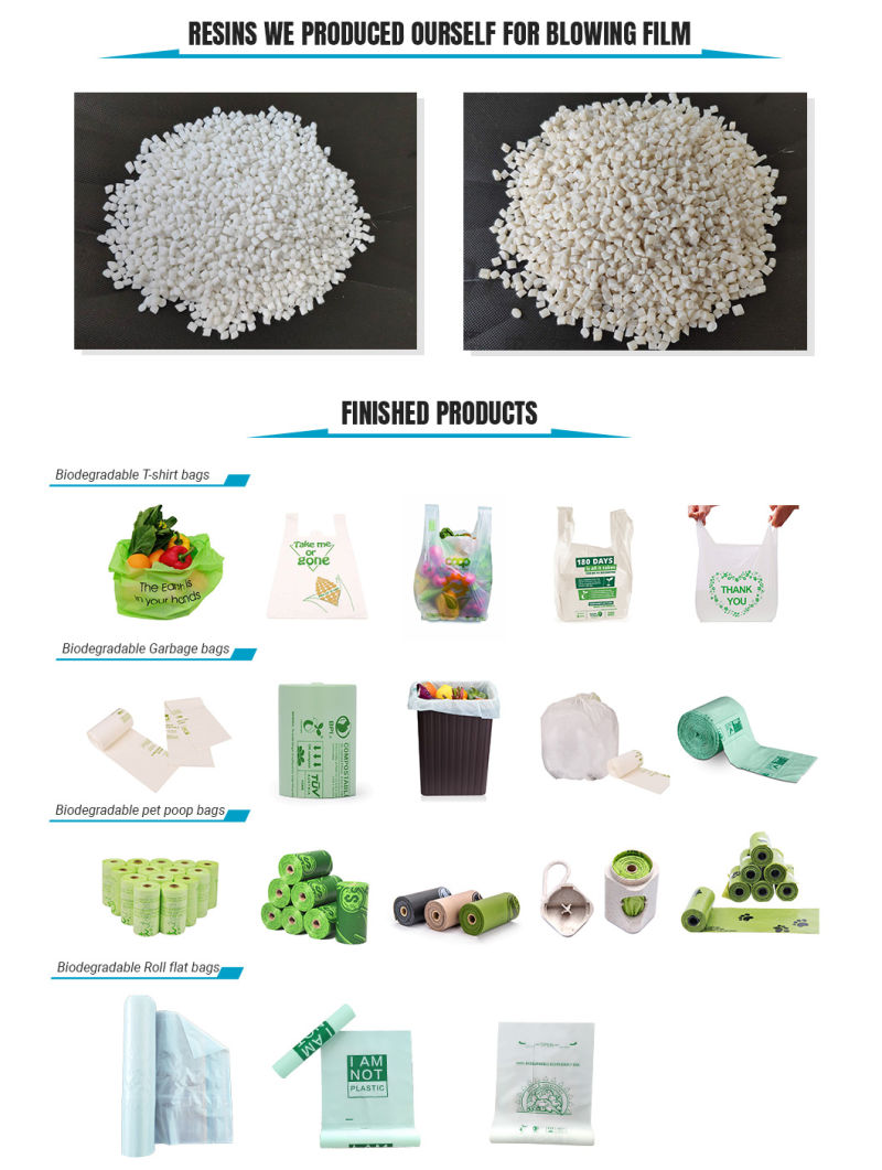 100% Biodegradable Garbage Bags Plastic Bags