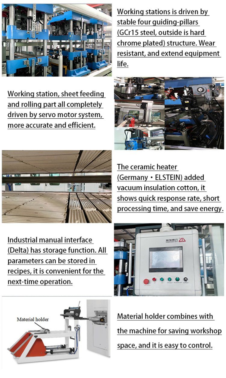 Plastic Blister Tray Thermoforming Machine for Thermoforming Machine for Plastic Trays