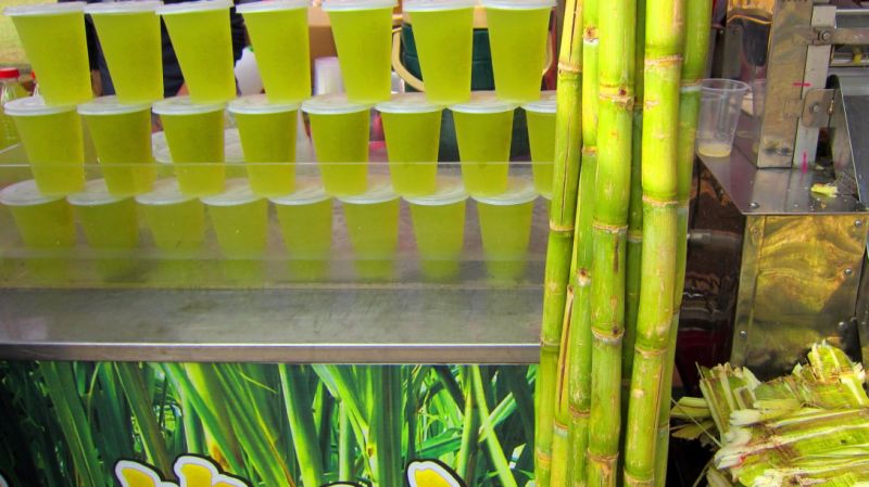 750W Electric Sugar Cane Sugarcane Juicer Machine Commercial