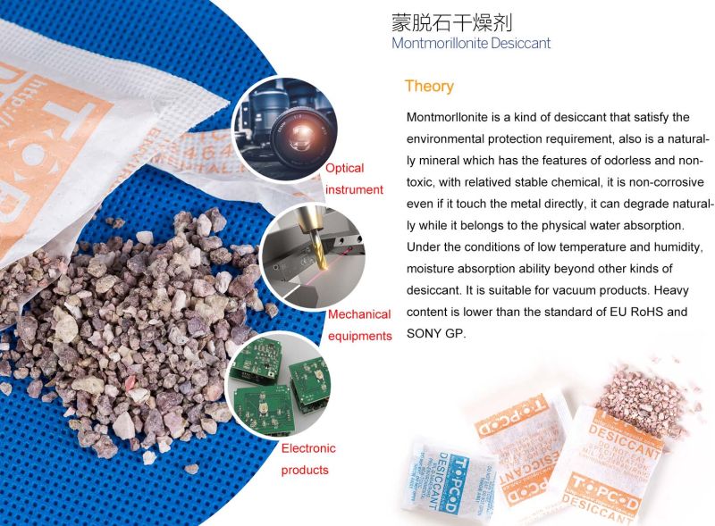 Desiccant Bag Montmorillonite Packet with OPP Plastic