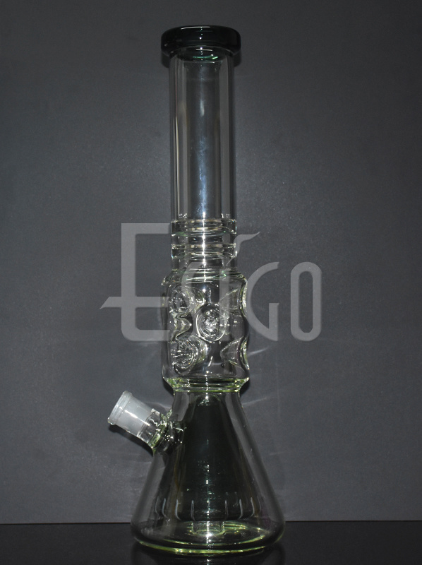 Esigo Glass Beaker Double Percs Big Glass Water Pipe