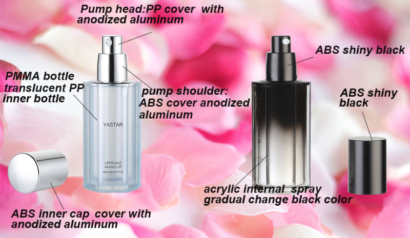Cosmetics Plastic Airless Pump Bottle Package Container