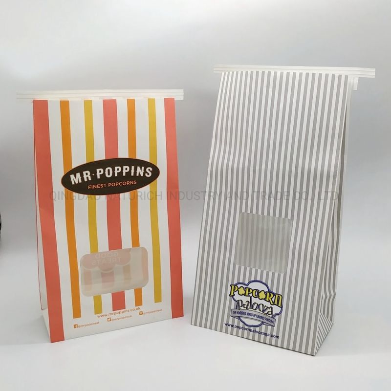 Food Packaging Bag Square Paper Bag for Fried Chicken Block/Compost Bag