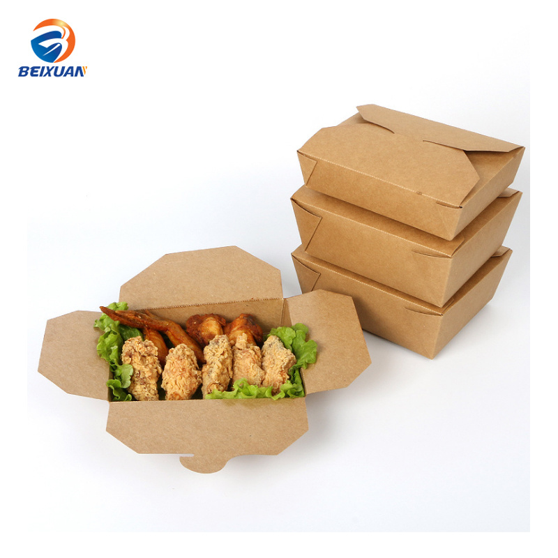Wholesale Paper Box for Food Storage Pizza Salad Carton