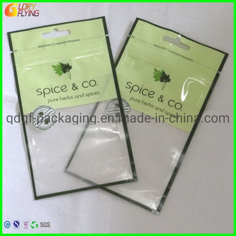 Bio-Degradable Stand up Zipper Plastic Food Packaging Bag