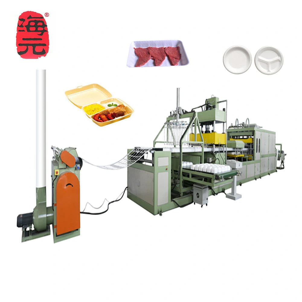 Hy-1250 Plastic PS Foam Fast Food Box Dish Tray Plate Production Machine