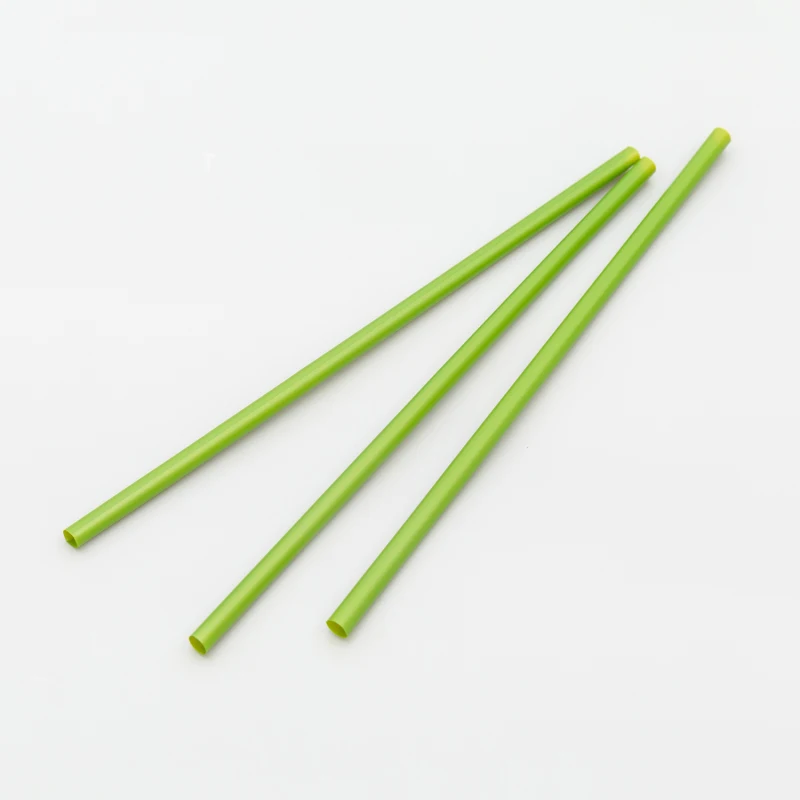 PLA Biodegradable Disposable Drinking Straight Straws Customized Size
