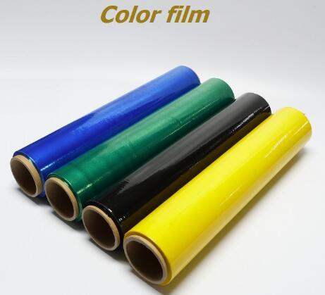 Transparent Pallet PE Stretch Film Shrink Wrapping Roll Transparent Plastic Wrap for Shipping