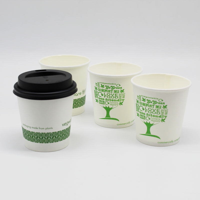 Biodegradable Disposable Sugarcane Bagasse Paper Cups