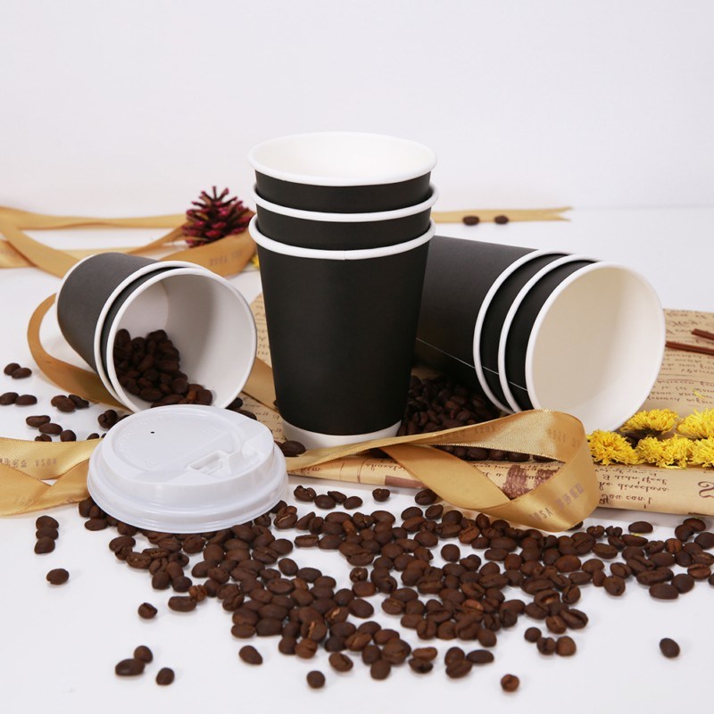 Custom Color Biodegradable Disposable Paper Cup Coffee Paper Cup