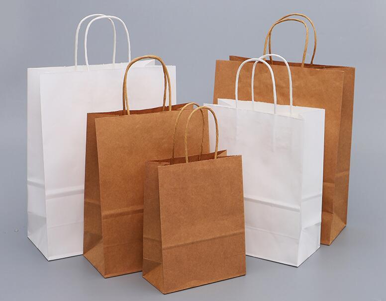 Food Grade Kraft Paper Bag Recycled Brown Paper Bag Promotional Bag