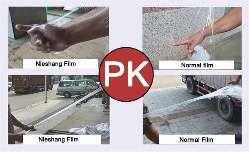 Pre- Stretched Stretch Film Hand Grade Plastic Pallet Film