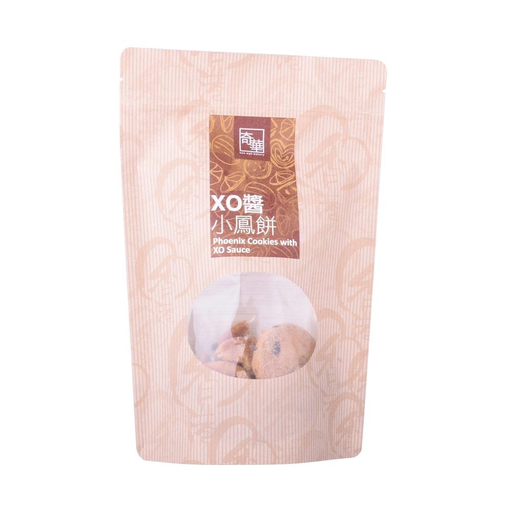 Full Color Printing Stand up Pouch Paper Bag with Zipper