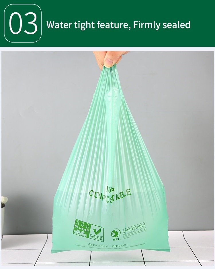 Biodegradable and Compostable Plastic Bag Bpi En13432 Certified