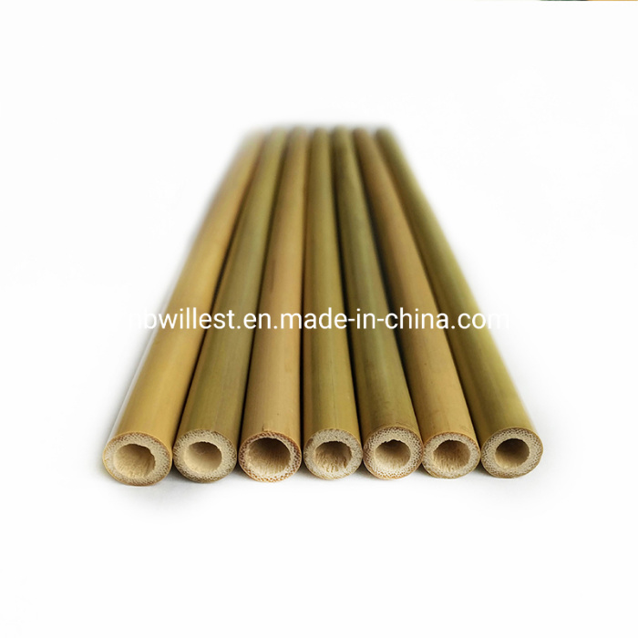 100% Natural Bamboo Straws Biodegradable Drinking Straws