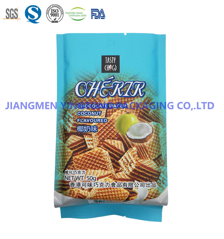 Plastic Food Packaging Pouches Aluminum Foil Bags for Waffles