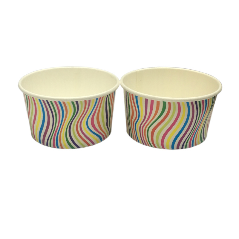 Durable Paper Bowl Yogurt Paper Bowl Disposable Ice Cream Cups