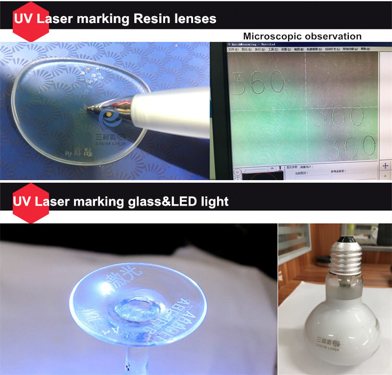UV Laser Marking Machine for Glass Plastic Bags