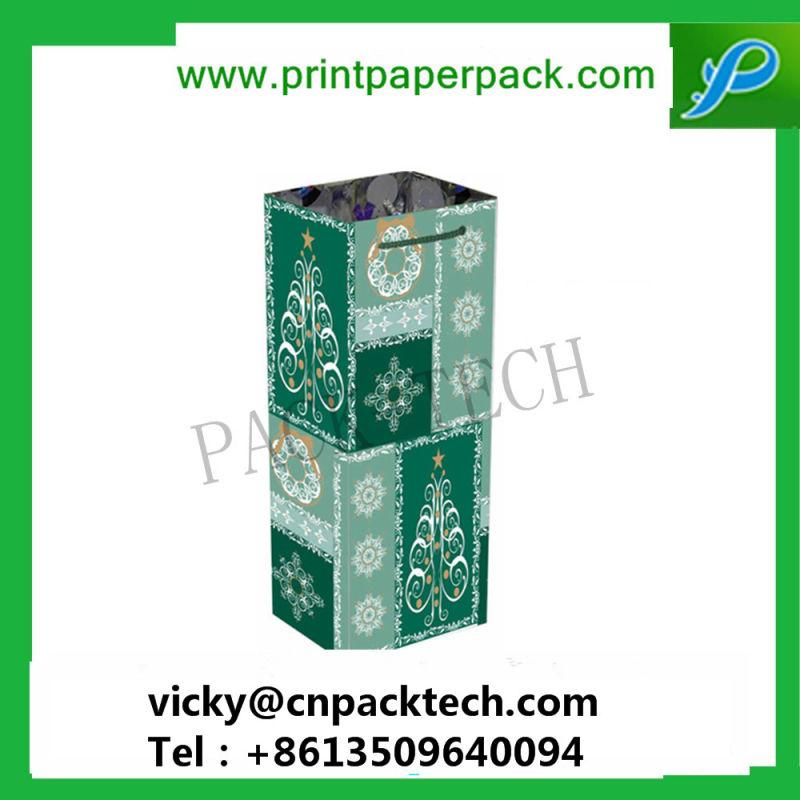 Custom Print Bags Bespoke High Quality Packaging Bags Retail Paper Packaging Gift Packaging Paper Bag Gift Handbag Wine Bottle Paper Bags