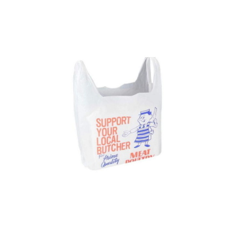 Thank You Printed T Shirt Bags Plastic Shopping Bags