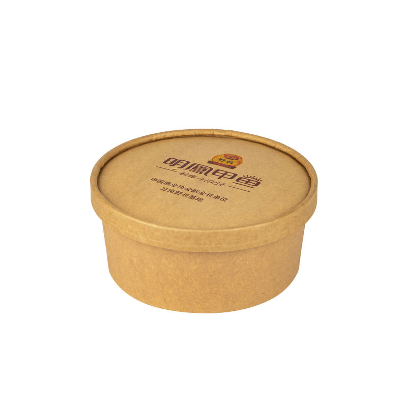 500ml Kraft Paper Bowl Food Grade Eco Friendly Take Away Container Paper Bowl for Salad