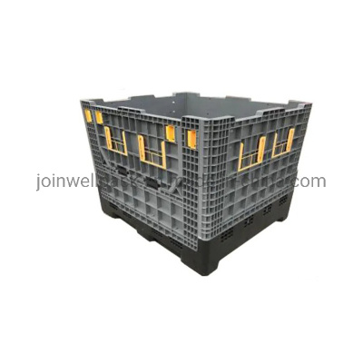 Collapsible Plastic Fruit Crate Stackable Plastic Pallet Box