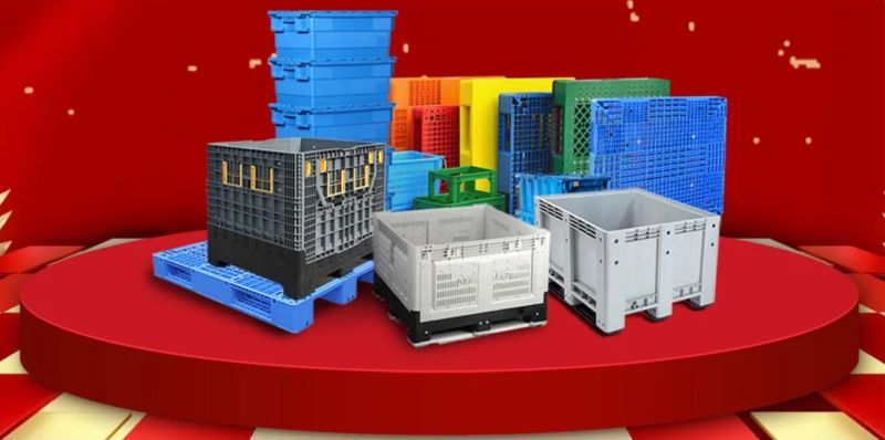 Plastic Pallet Bin Large Foldable Plastic Pallet Box