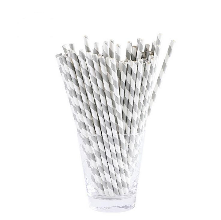 Amazon Hot Sell Biodegradable Kraft Straw, Eco-Friendly Paper Straws Kraft