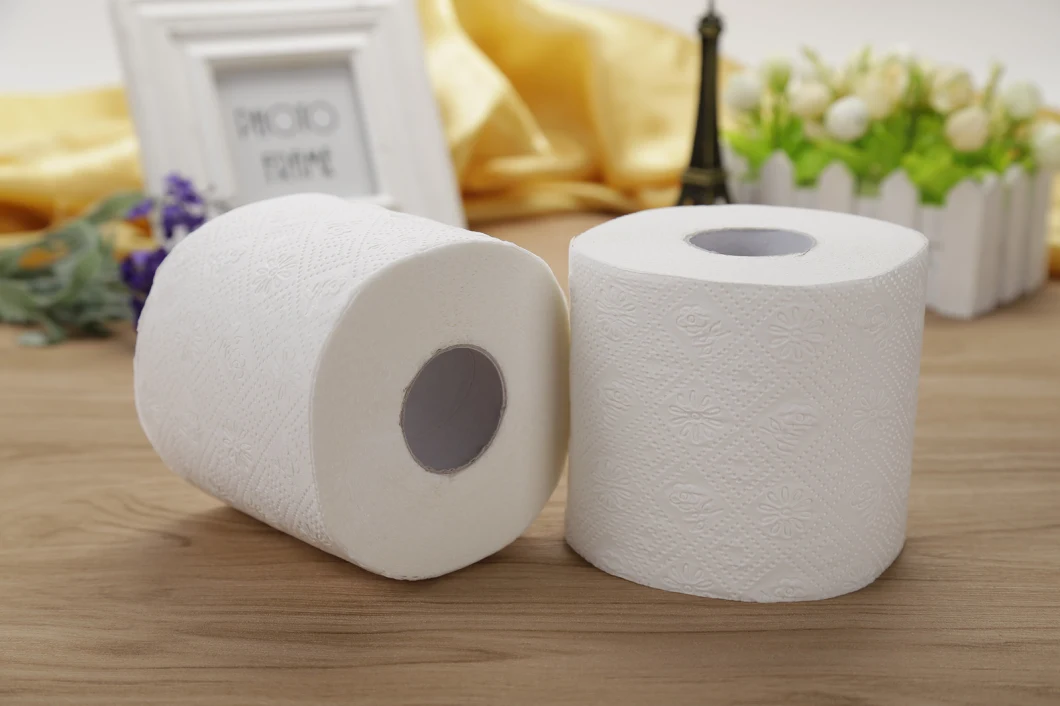 Toilet Tissue Paper Bathroom Paper White Toilet Roll High Quality Economical Tissue Paper Roll