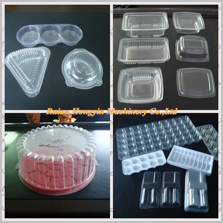 Plastic Cake Tray Automatic Thermoforming Machine for Pet Tray