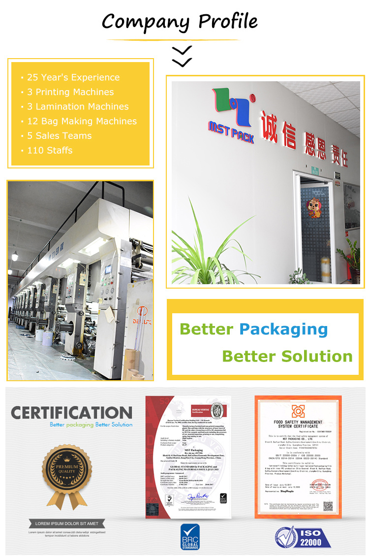 Eco Friendly Doypack Plastic Bag Bio Wholesale in China