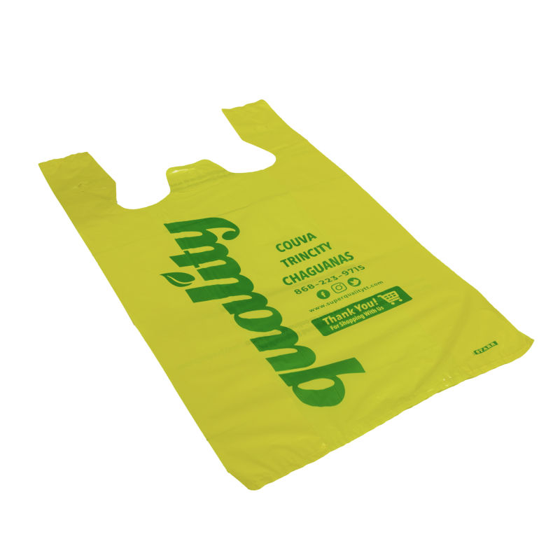 Recyced Biodegradable Plastic T Shirt Shopping Bags for Supermarket