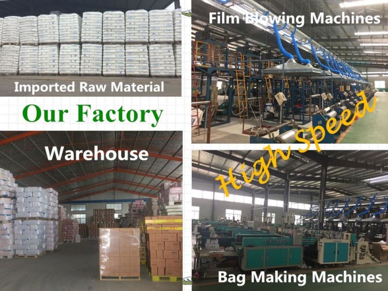 Supermarket Plastic Bags Roll, Produce Roll Bag, Clear HDPE Bags on a Roll