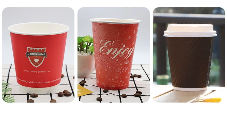 Disposable Coffee Paper Cup Double Wall 10oz Paper Cup