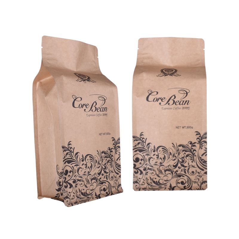 Resealable PLA Coffee Bag Packaging Bag Corn Starch Biodegradable Bag