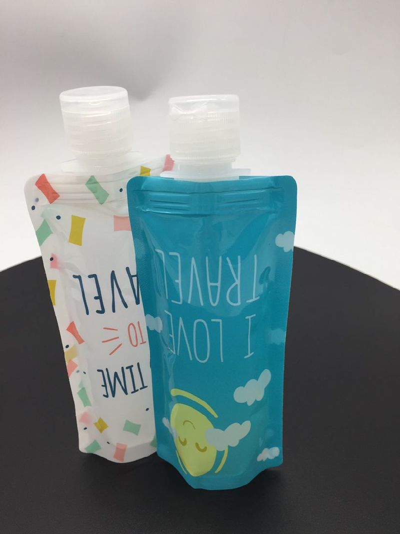 Plastic Spout Pouch Bag for Disinfectant for Travel