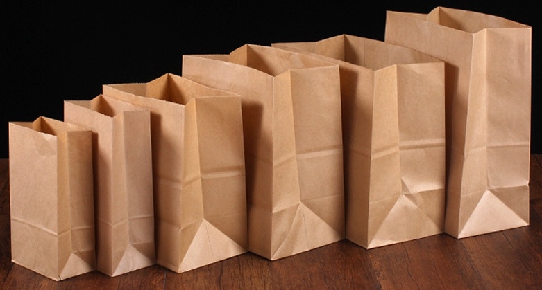 Food Grade Kraft Paper Bag Recycled Brown Paper Bag Promotional Bag