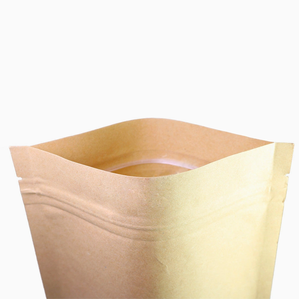 Stand up Paper Pouch 200g Ziplock Packaging Kraft Paper Bag Doypack Pouch with Window