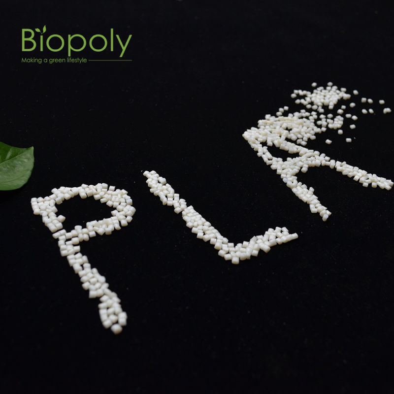 100% Biodegradable PLA Granules Biobased Resin for Biodegradable Products